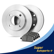 1 Pair Rear Disc Brake Rotors+Brake Pads for Infiniti QX30 2016-2021 AWD 295mm