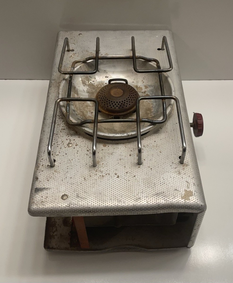 Vintage Çoleman Picnic Camp Stove LP Gas Single Burner #5404