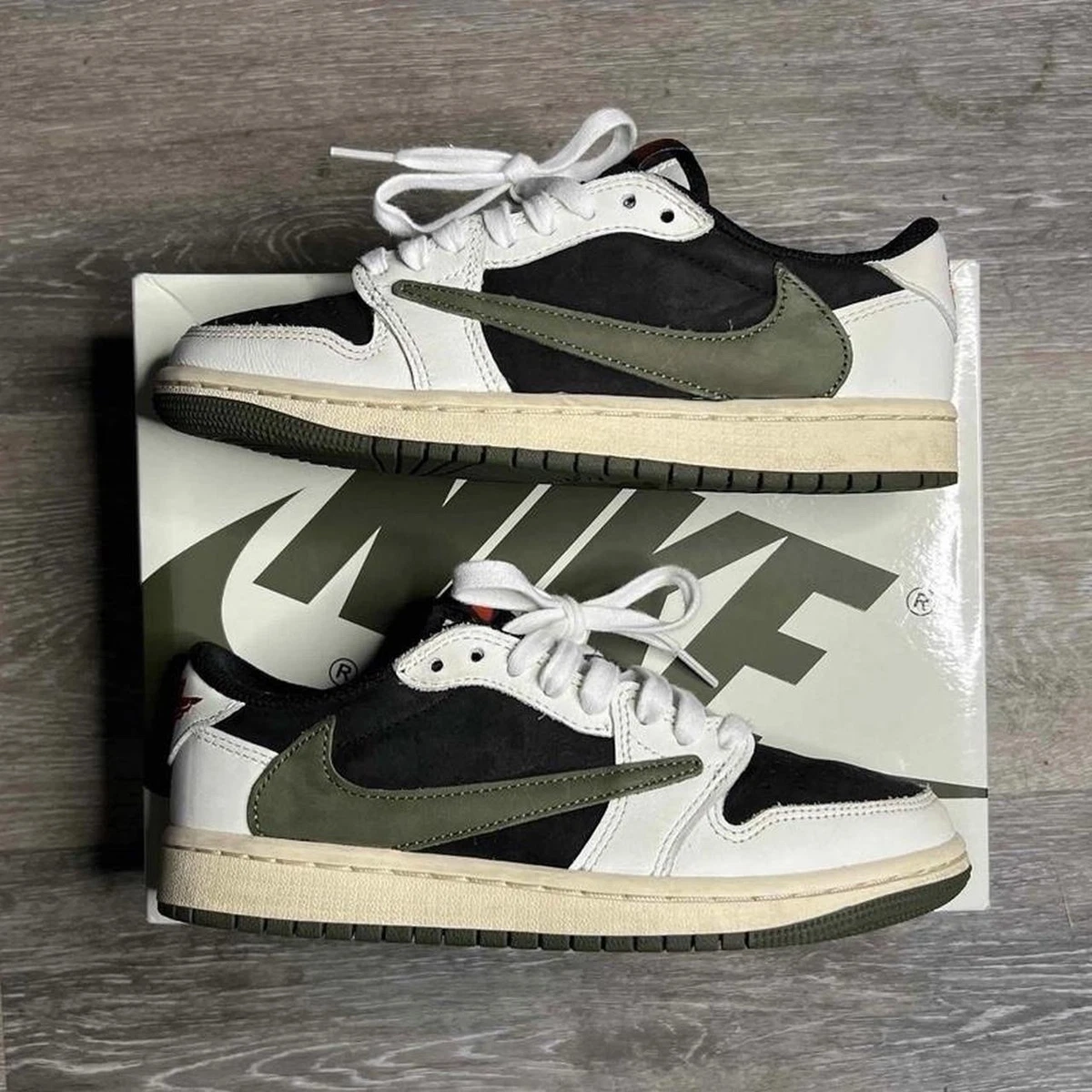 Las mejores ofertas en Jordan 1 Retro OG x Travis Scott Low Olive