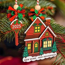1st Christmas New Home Ornament 2025 - New Home Christmas Ornament 2025, Our Fi