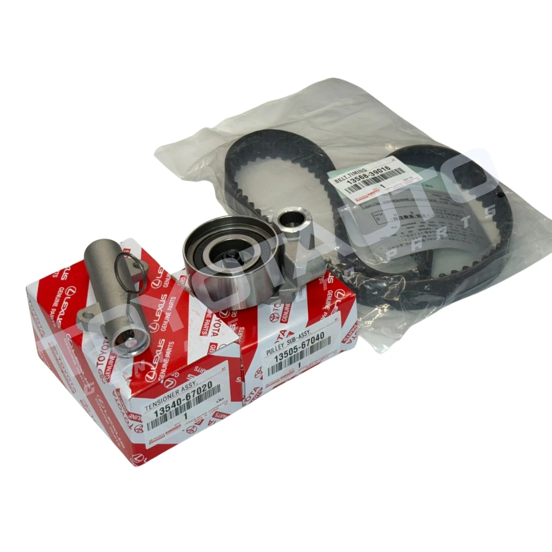 Toyota Timing Belt Kit Hilux Fortuner Prado HiAce Innova 1KD 2KD Diesel OEM 3pc