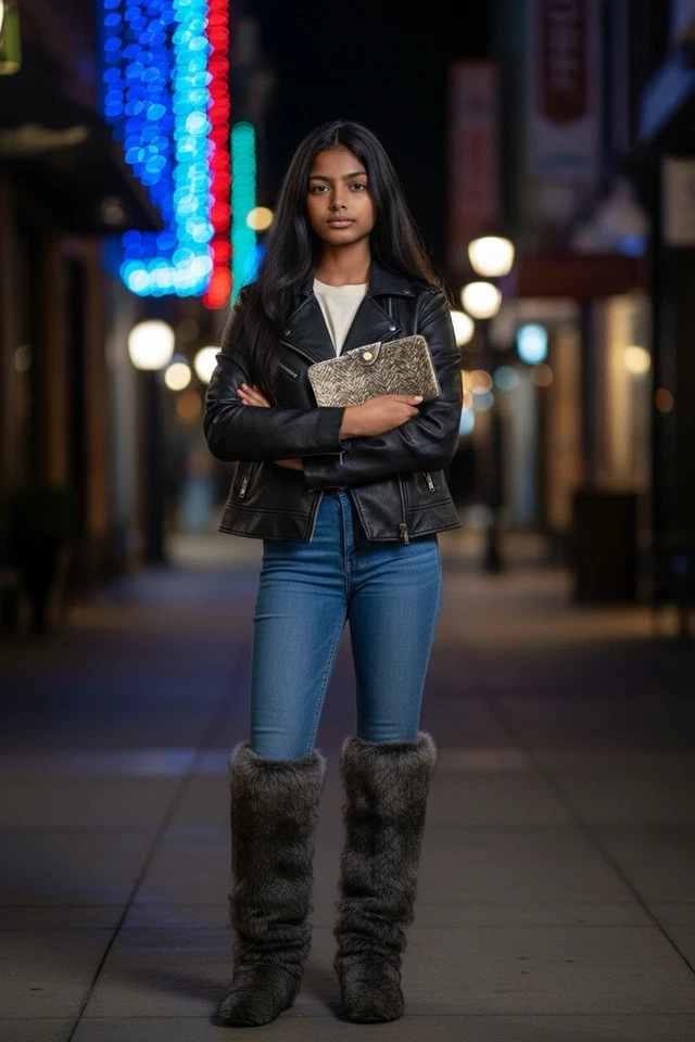 Bolso sin asas/cartera Laura Di Maggio Italia Milán cuero piel de becerro precio de venta sugerido por el fabricante 255 ROBO Foto 2 de 4