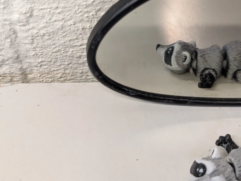 06 07 08 BMW 325i 328i 330i 335i Driver Left Side Mirror Glass Auto Dim OEM - Image 4 of 4