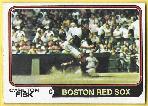 1974 Topps #105 Carlton Fisk Free Shipping