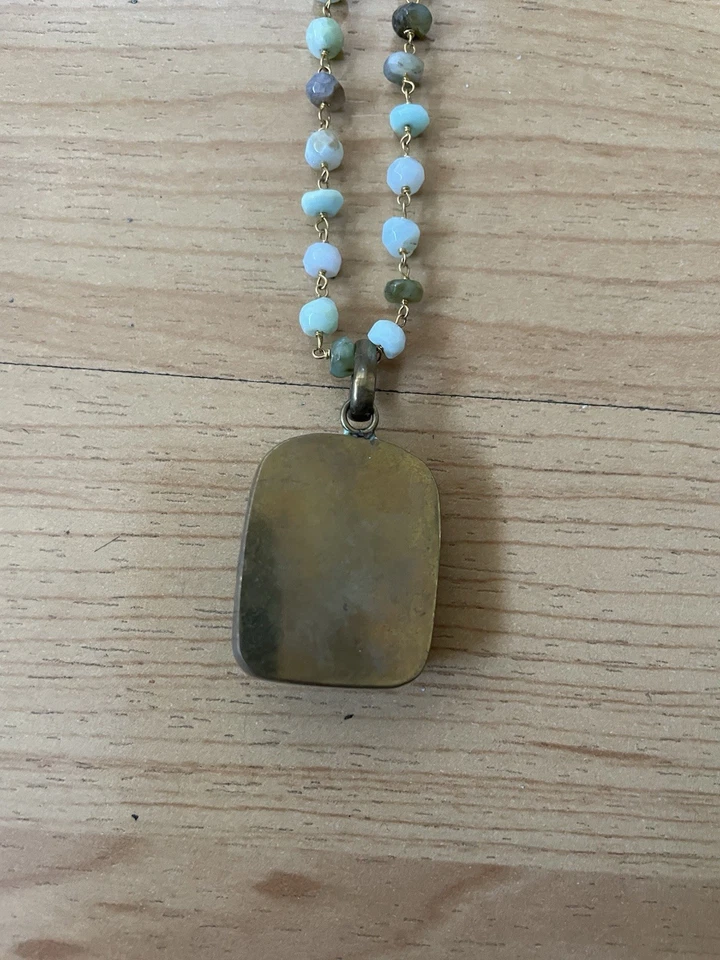 Collar Colgante Buda Talismán con Piedras Preciosas Amuleto Joyería Buda Sagrado Foto 4 de 4