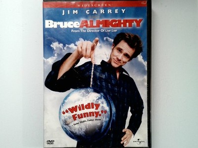 Bruce Almighty DVD Widescreen Comedy Starring Jim Carrey and Morgan Freeman