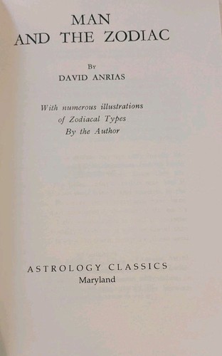 Man and the Zodiac By David Anrias VGC Paperback - Picture 5 of 10