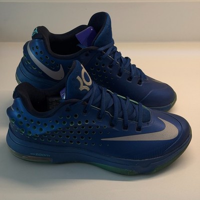 Nike KD 7 Blue Green Basketball Sneakers Men s US 9 Kevin Durant Zoom