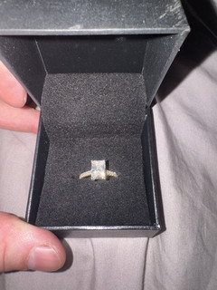 engagement ring size 7 yellow gold 2.25 CT lab grown