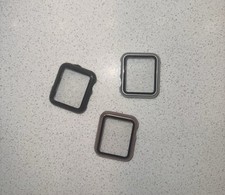 Apple Watch Series 3 Screen Protector/Bumper 38mm Size Multi Color 3 Pack