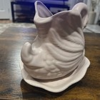 Vintage Ceramic Swan Planter Brand Unknown 6.5" Long 4" Wide Light Pink G3 — photo 3