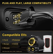 NACS to CCS1 Tesla Charger Adapter Upgraded Max 500A 1000V nacs DC Adapter Fast 