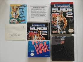 Nintendo NES HOLY GRAIL in Acryl Case: POWER BLADE 2 CIB REV-A USA