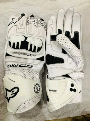 Alpine stars GP PRO Motorbike Racing Leather Gloves All Sizes