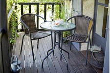 Garden outdoor furniture set Store Direct Rattan 3 Piece Tasmania Bistro