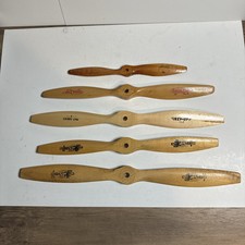 Lot of 5 RC Airplane Wood Propellers Pro Series JZ Zinger 12-4 10-8 New Used