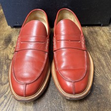 Trickers James Loafer Uk8.5  Red, Leather Sole