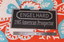 1985 Engelhard * American Prospector * .999 Silver Display Box with Capsules