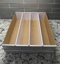 4-Pack 3200-count Trading Card Storage Box Fits Toploaders
