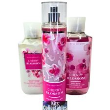 Bath & Body Works - Cherry Blossom -  Fragrance Spray Mist Lotion & Shower Gel