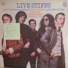 Various Live Stiffs Compilation Vinyl Record LP EX/VG+ MFP 50445 1978