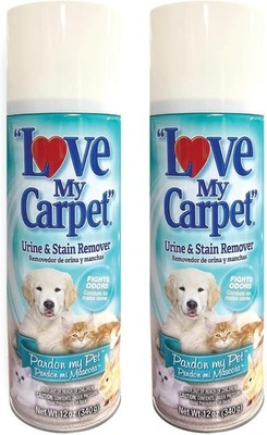 Love My Carpet Pet Heavy Foam Carpet Cleaner Urine Stain & Odor Remover 2 Pack