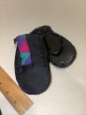 Vintage Children  s Winter Ski Mittens Gloves Mitts 90s Style Lot Kids Set