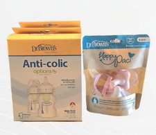 Dr. Brown's Anti-Colic Options Baby Bottles, 2 Boxes, 2-5 oz Narrow Neck 0m