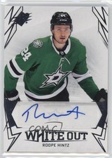 2022-23 SPx White Out Auto Roope Hintz #WO-RH Auto 19sa
