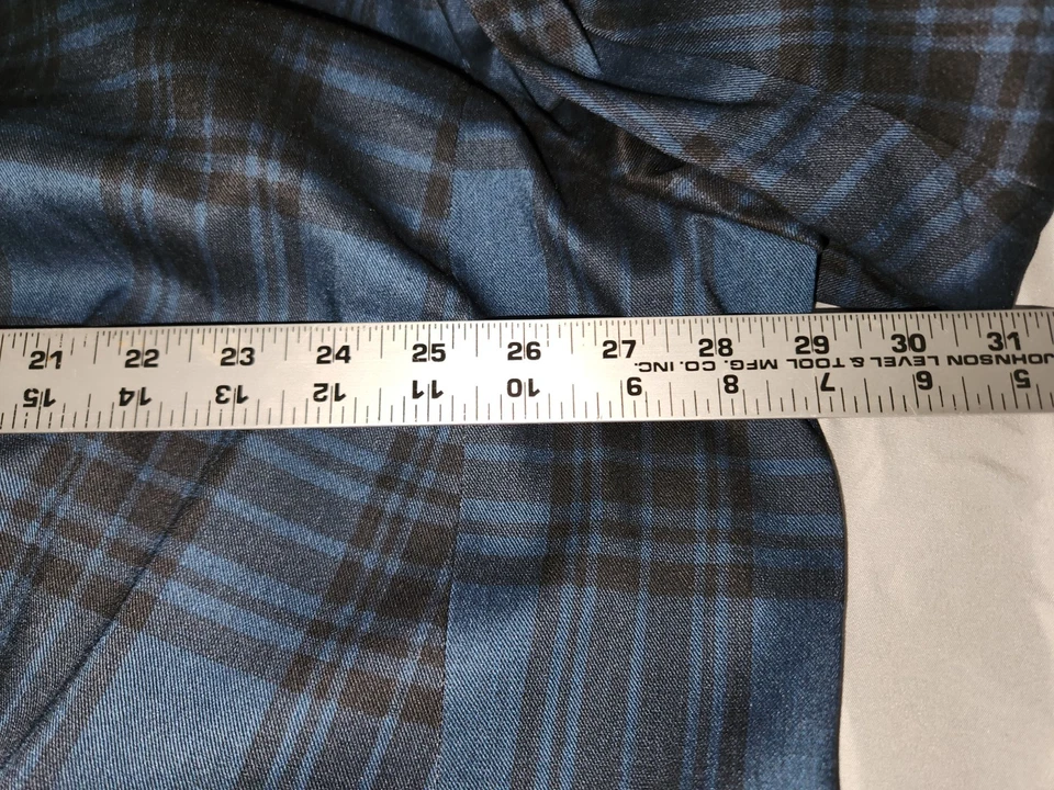 Blazer xadrez azul e preto novo com etiquetas da Lane Bryant tamanho 28 - Imagem 2 de 4