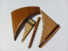 PR0-ROMANINA PAN FLUTE ANDEAN PAN FLUTE  QUENA NATIVE AMERICAN STYLE  FLUTES NEW