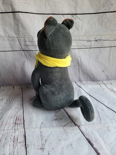 Denis Daly Sir Meows A Lot Plush 13inch Black Cat W/ Tie 2017 Denis Daily - Picture 6 of 7