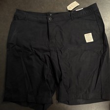 Women's St. John's Bay Plus Size 24W Secretly Slender Black Bermuda Shorts