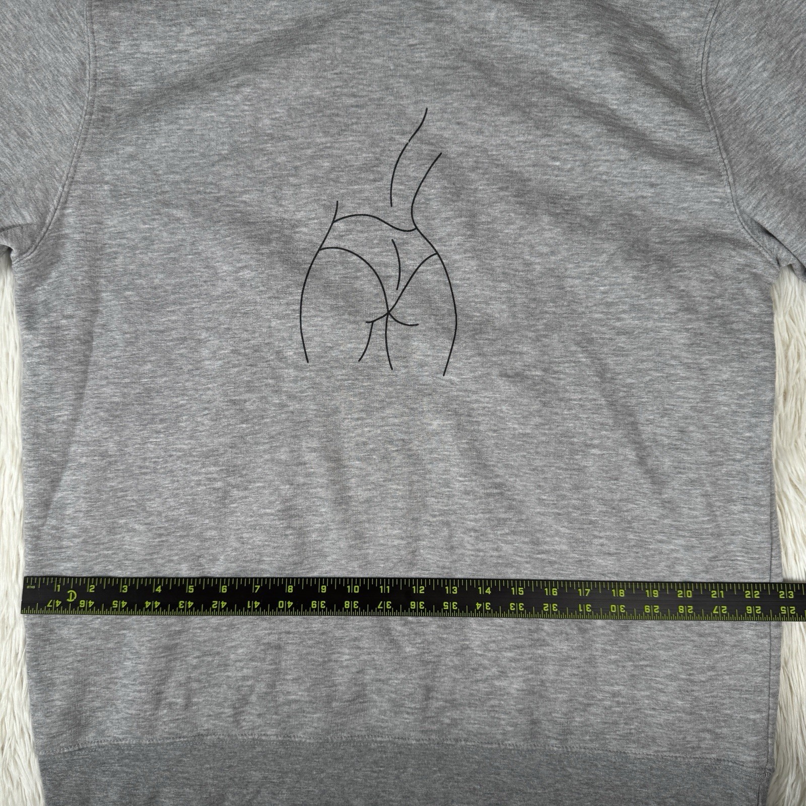 BOOHOO Gray Long Sleeve Crew Neck Graphic Sweatshirt Men's 24 US Large