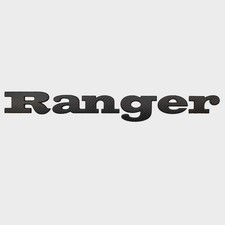 Ranger Boat Raised Emblem Decal 7604337 | Black Carbon Fiber Sticker