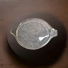 VTG Pyrex Clear Casserole Lid w Cinderella Tab Handles # 474-C for 1.5 qt.