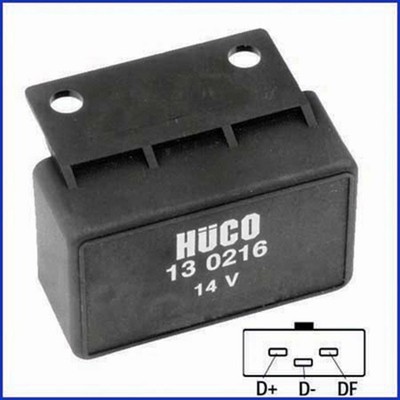 Lichtmaschinenregler HÜCO 130216 14V für VOLVO 240 P242 P244 P245 340 360 344 1