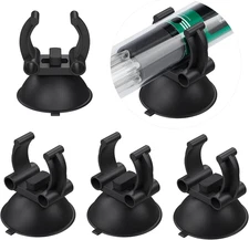 Pawfly 12 Pack Aquarium Heater Suction Cups Suckers with 0.95 Inch Clips Black S