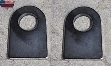 (2) Weld On Tabs  Pad Eyes  Shackle Mounts - 2" x 3" - 1" Hole - 1/4" Thick