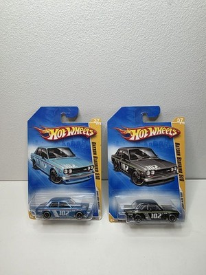 Lot of 2 2009 Hot Wheels New Models Datsun Bluebird 510 # 37/42