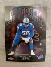 Topps 2025 Chrome Penei Sewell Detroit Lions all-chrome Insert ACT-13