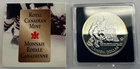 1997 Canada Silver Dollar - Brilliant Uncirculated Hockey