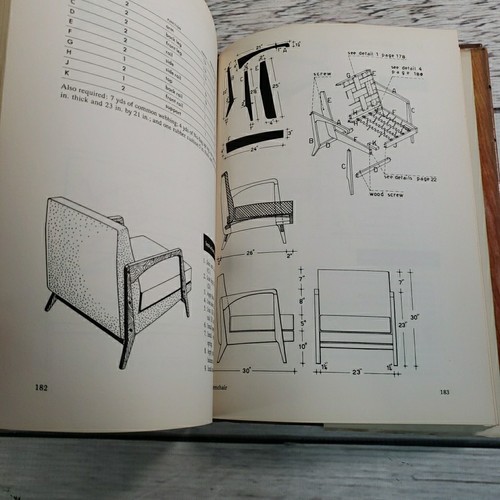 How to Build Modern Furniture 2nd Ed Mario Dal Fabbro, HCDJ 1957 F. W. Dodge MCM - Picture 16 of 16