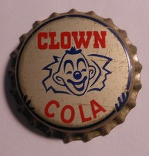 Vintage "Clown Cola" ..cork..unused..Soda Bottle Cap
