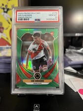 2025 Prizm Fifa CWC Green Prizm Ian Subiabre RC /5 PSA 10 Pop 1