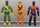 Lot of 3 Vintage GI Joe Action Figures