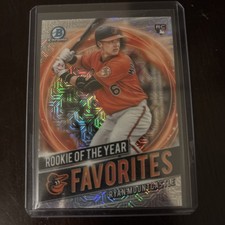 2021 Bowman - Rookie of the Year Favorites Ryan Mountcastle Mojo Refractor (RC)