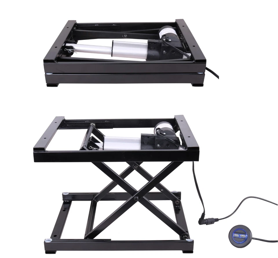 17'' Electric Manual Remote Control Coffee Table Working Platform lift,110V-240V - Image 3 of 4