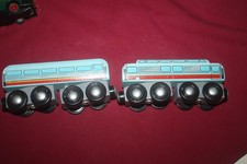 Melissa and Doug Wooden PASSENGER TRAINS Set of 2