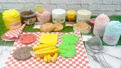 NEW! That's My Cheat Day! Summer Slime Bundle,  Multi-Texture Set | 60 + oz ASMR